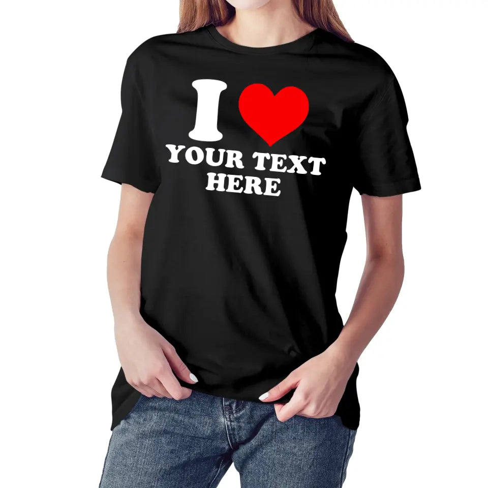 Personalized Girlfriend Shirt, I Love My Boyfriend Shirt Custom Name, I Heart My Boyfriend Shirt, Valentine's Day Gifts For Her, Gf