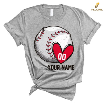 Personalized Baseball Mom Shirt, Custom Vintage Baseball Mom T Shirts, Mother's Day Gifts For Mom