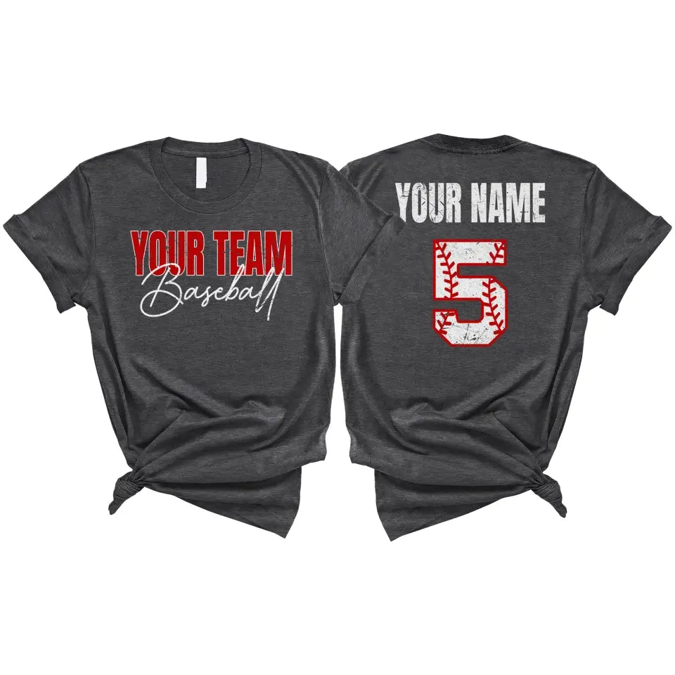 Personalized Baseball Mom Shirt, Custom Vintage Baseball Mom T Shirts, Mother's Day Gifts For Mom