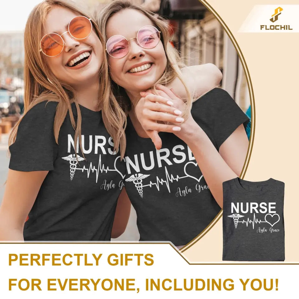 Personalized Nurse Shirts For Women For Work, School Nurse Sweatshirts For Women, Registered Nurse Hoodie, New Nurse Gifts For Women, Custom Nurse Week Gifts copy